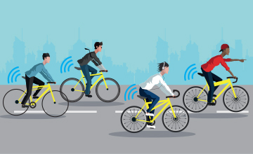 Ofo, a leading Chinese bike sharing company, equips its bicycles with LoRa Technology to track locations, measure regional demand and reduce operating costs.