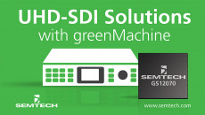 Semtech’s Award Winning UHD-SDI Gearbox Enables LYNX Technik’s greenMachine titan
An industry-leading hardware processing platform that delivers innovative UHD capable video processing