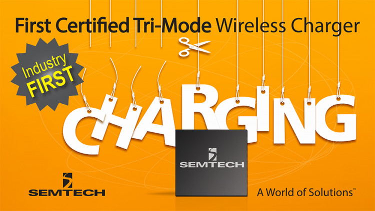 Semtech Demonstrates Industry’s First Certified Tri-Mode Wireless Charger at the AirFuel Alliance Members Meeting