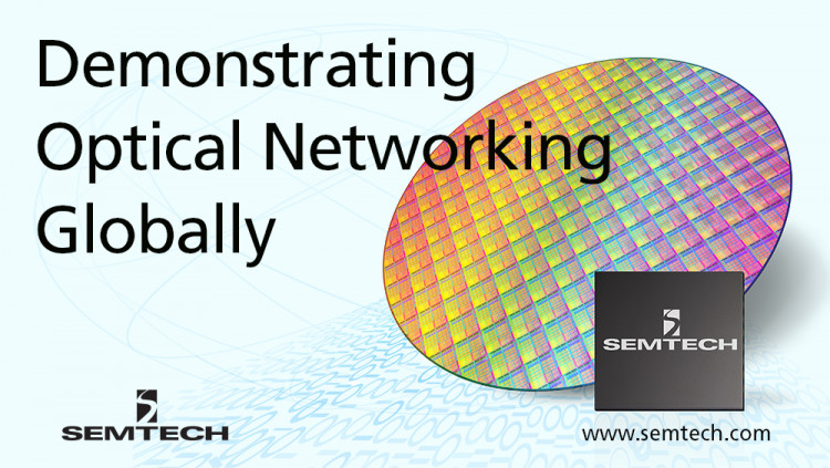 Semtech Demonstrates Optical Networking IC Industry Leadership Internationally
Leading-edge 1G to 400G platforms enable industry demand for Optical infrastructure; showcased at CIOE in China and ECOC in Sweden