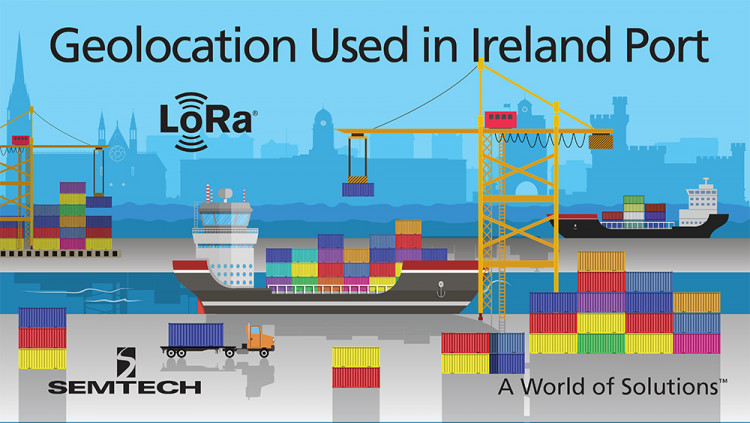 Semtech LoRa Geolocation Used in Ireland’s Second Busiest Port to Track Shipping Assets
Net Feasa Ltd. successfully implements LoRaWAN™-based IoT network for location and sensor services in the Port of Cork