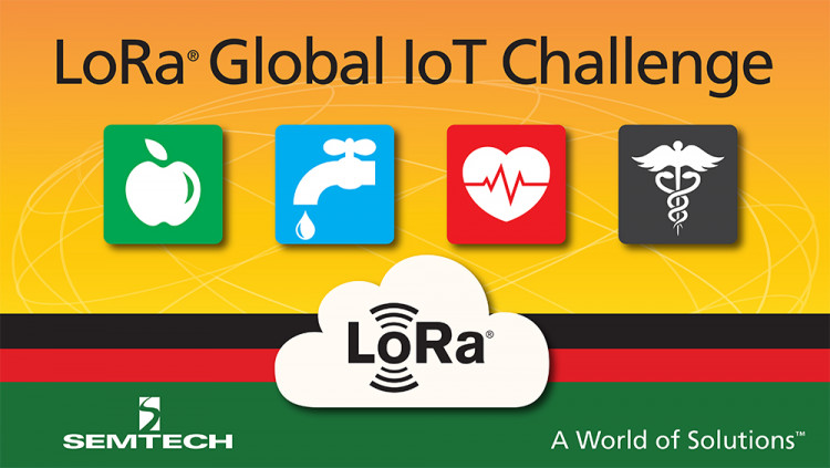 Semtech Technology Featured in Contest for Building a Safer, Smarter, More Sustainable World
Second global Internet of Things challenge focuses on solutions in four categories – food, water, health and safety – with winners to be selected by LoRa Alli