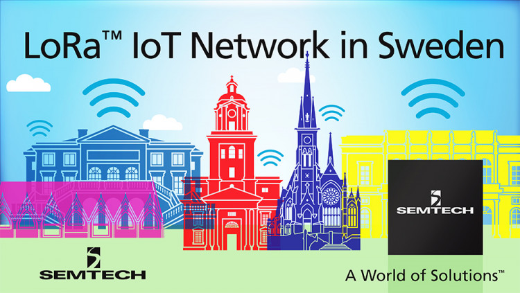 Semtech LoRa® Wireless RF Technology Featured in New Internet of Things Network Planned for Gothenburg Sweden
New commercial network from Tele2 and TalkPool AB to be used for a wide range of compelling IoT applications including smart city, public transp