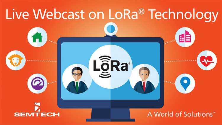 Semtech Presents LoRa Technology for IoT in Live Webcast with Keysight Technologies
Webcast focuses on how Semtech’s LoRa Technology is deployed and tested for LPWANs and smart, data-driven IoT applications