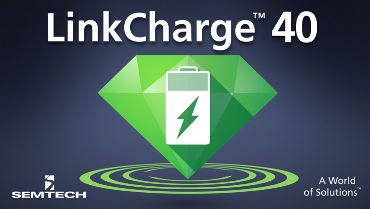 Semtech Demonstrates Ultra-High Power 40W Wireless Charging Technology at CES 2017
LinkCharge™ 40 Series is a backwards-compatible and highly efficient wireless charging solution that supports Qi standards in a small form factor