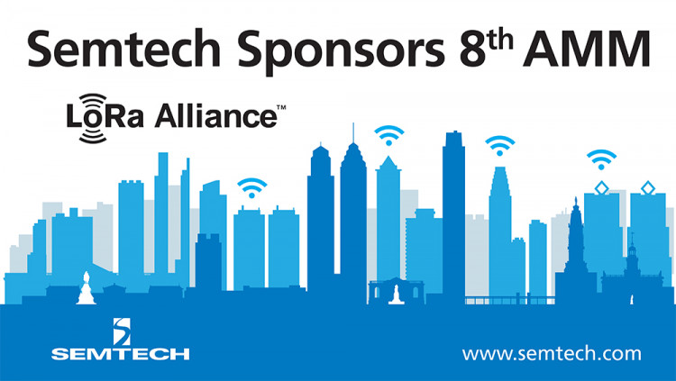Semtech to Sponsor LoRa Alliance 8th All Members Meeting
Semtech CEO to be a featured speaker at the three day event focused on LoRaWAN™ solutions