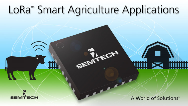 Semtech LoRa™ Wireless RF Technology Selected by Quantified Ag for Smart Agriculture Applications
LoRa™-based wearable technology for tracking cattle helps improve animal welfare and productivity on feedlots