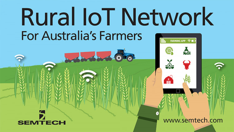 Semtech’s LoRa Technology Used by NNNCo to Develop Rural IoT Network for Australia’s Farmers
With agriculture forecasted as one of the top five markets for IoT growth, the long-range, low-power LoRaWAN™-based network should help grow Australia’s s