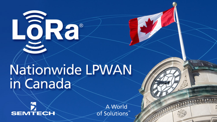 Semtech LoRa Technology Enables Nationwide LPWAN in Canada
eleven-x uses LoRa Wireless RF Technology to launch first carrier-grade low power, wide area network (LPWAN) in Canada