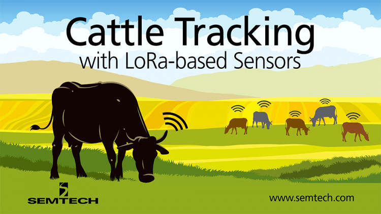 Semtech LoRa Technology and Chipsafer Connects Cattle Ranching to the Cloud
Chipsafer's cattle tags allow ranchers to monitor vital signs