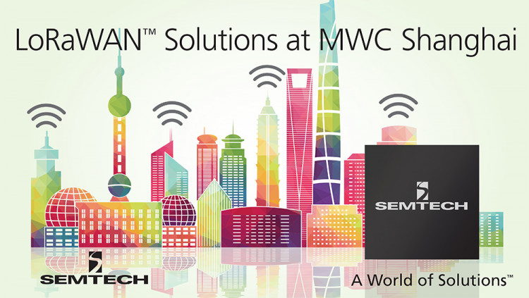 Semtech and LoRa™ Alliance to Bring LoRaWAN™ Standard-based Solutions to MWC Shanghai 2016
Deployed in over 20 countries and 150 cities, LoRa® solutions will be featured alongside over 300 LoRaWAN ecosystem partners