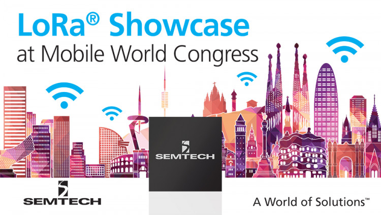 Semtech to Exhibit with LoRaWAN™ Ecosystem at Mobile World Congress
Next-generation IoT applications enabled by LoRa® to be displayed in the LoRa Alliance™ IoT Pavilion