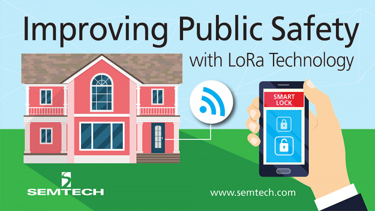 MI Products Leverage Semtech’s LoRa Technology to Help Improve Public Safety
Controllable with a mobile app, MI Products’ LoRa-enabled electronic door lock has battery life up to three years
