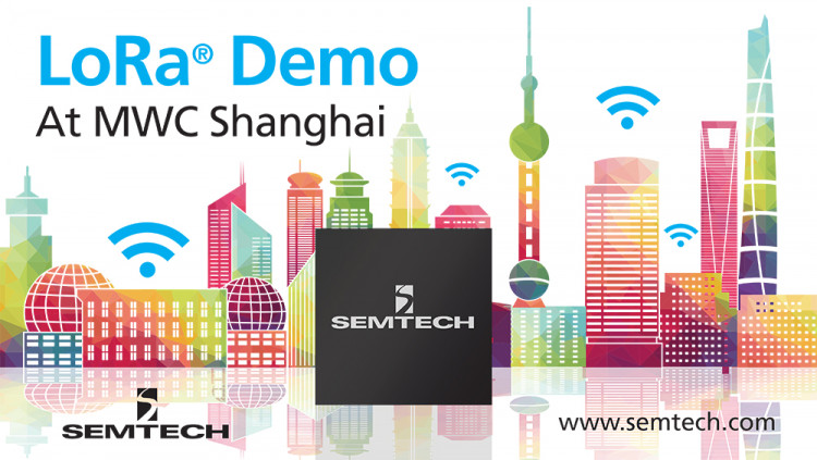 Semtech to Exhibit LoRa-Enabled IoT Applications at MWC Shanghai
Displayed in the LoRa Alliance™ IoT Pavilion, LoRa Technology innovates multiple markets with use case demonstration