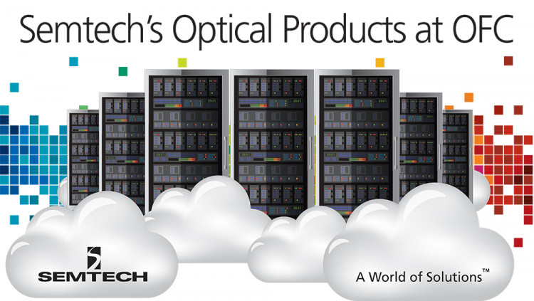 Semtech Optical Networking Product Showcase at OFC 2017
Semtech’s product portfolio includes 1 Gbps to 400 Gbps optical networking solutions for high-growth datacenter, access, and wireless markets