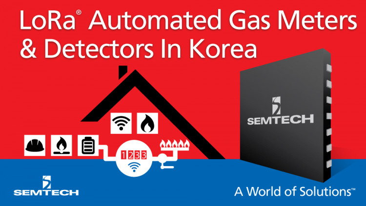 Semtech Works with Korean Gas Supplier SK E&S and SK Telecom on LoRa®-Based AMI System to Automatically Read Gas Meters and Detect Gas Leaks in South Korea
LoRa-based AMI system significantly reduces system cost, improves battery lifetime, and expands ne