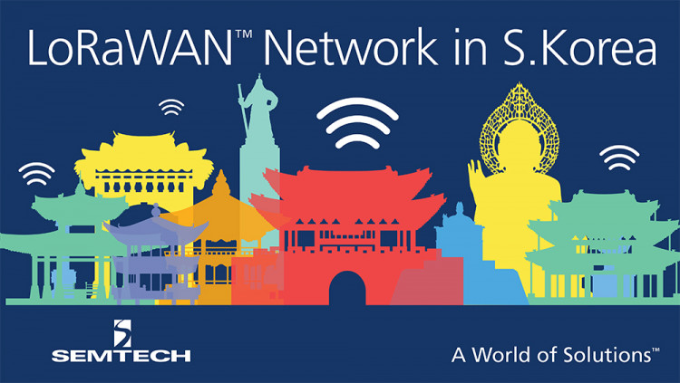 LoRaWAN™ IoT Network Deployed Nationwide in South Korea by SK Telecom Covers 99 Percent of Population
Semtech’s LoRa® wireless RF technology used by South Korean telecom company SK Telecom for nationwide LPWAN and additional IoT services