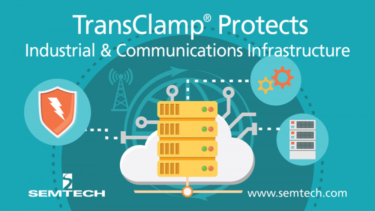 Semtech Expands TClamp Platform to Protect Telecom and Industrial Applications from Surge and ESD Threats
Optimized for high surge handling, the new TClamp3312N provides extremely robust transient voltage protection in harsh electrical environments