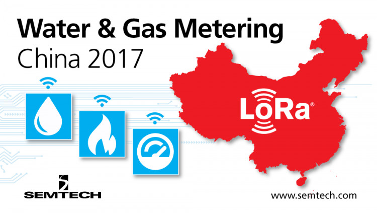 Semtech Showcases LoRa Technology at Water & Gas Metering China 2017
As smart water and gas metering adoption rises in China, LoRa Technology continues to be the connectivity of choice for water and gas applications