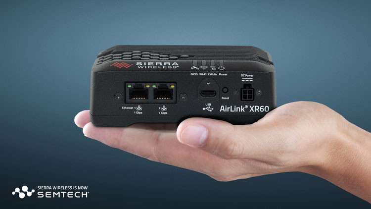 Semtech Announces the Launch of the AirLink® XR60, the World's Smallest  Rugged 5G Router