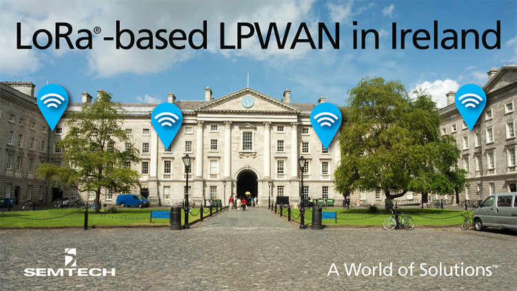 Semtech LoRa Technology to Enable Ireland’s Nationwide IoT Network
Ireland’s LoRa-based network, Pervasive Nation, aims to accelerate the advancement of IoT technology and support new applications