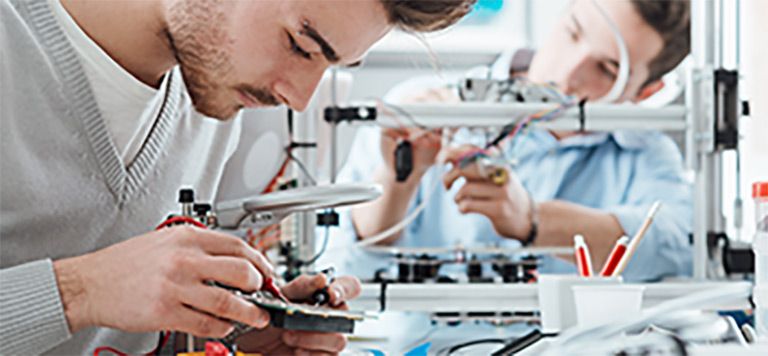 Engineering Internship Structure: Interns are paired with a senior level staff member for project assignment and direction. A scheduled development plan is implemented within the first two weeks of assignment with recurring meetings to assess progress and
